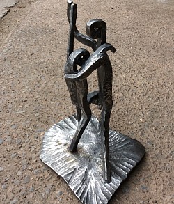 It takes two to tango!  Small sculptural piece
